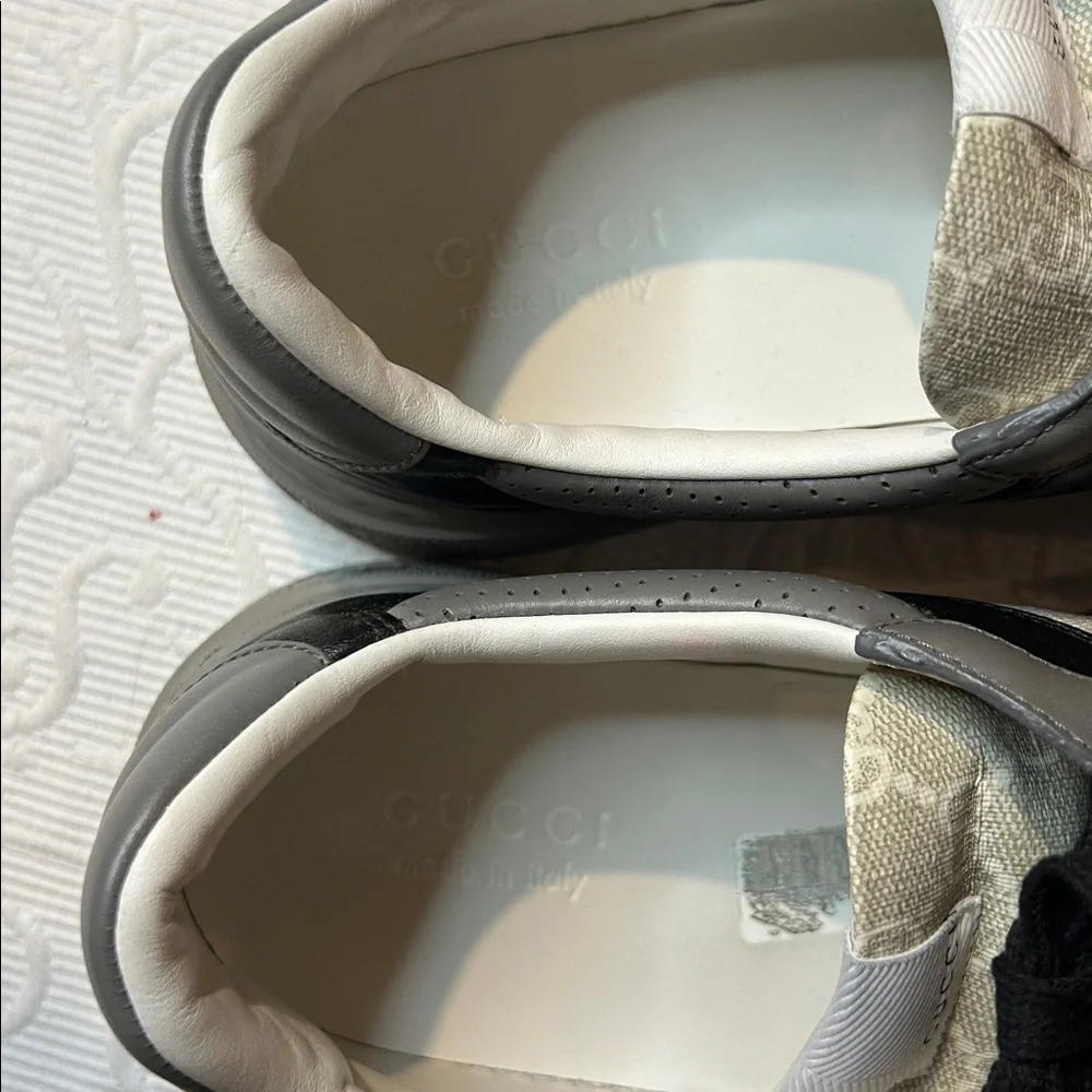 Gucci Men’s GG Supreme Chunky Sneakers. 13. Nearly NEW Black/Gray/Tan Color Way
